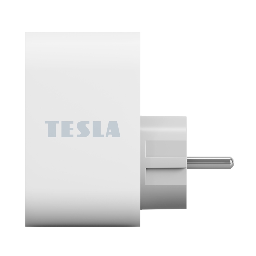 TESLA Smart - Pametna utičnica 3680W/230V/16A Typ F/E 2xUSB-A + 1xUSB-C Wi-Fi