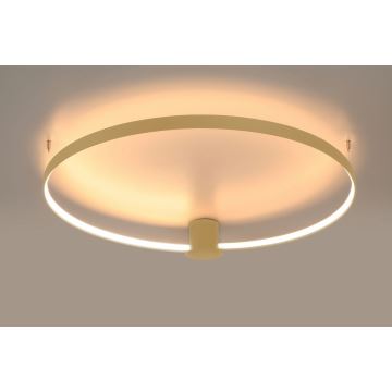 Thoro TH.222 - LED Stropna svjetiljka RIO LED/30W/230V CRI90 3000K pr. 55 cm zlatna