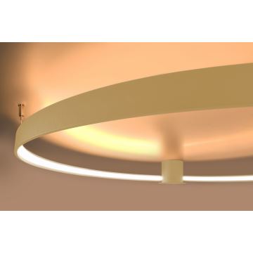 Thoro TH.222 - LED Stropna svjetiljka RIO LED/30W/230V CRI90 3000K pr. 55 cm zlatna