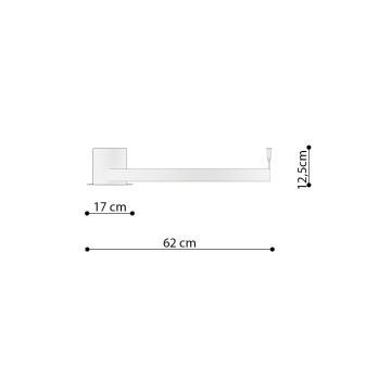 Thoro TH.222 - LED Stropna svjetiljka RIO LED/30W/230V CRI90 3000K pr. 55 cm zlatna