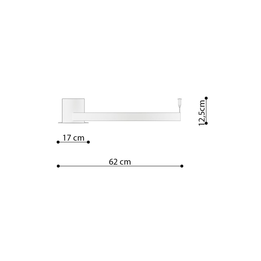 Thoro TH.222 - LED Stropna svjetiljka RIO LED/30W/230V CRI90 3000K pr. 55 cm zlatna