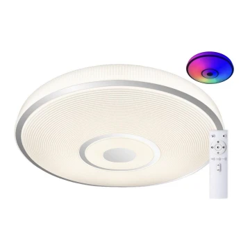 Top Light - LED RGB Prigušiva stropna svjetiljka RAINBOW LED/24W/230V okrugli + daljinski upravljač