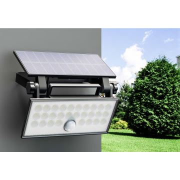 Top Light - LED Solarni zidni reflektor sa senzorom HELEON PRO LED/8W/3,7V IP65 4000K