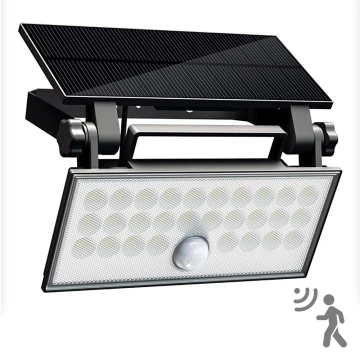 Top Light - LED Solarni zidni reflektor sa senzorom HELEON PRO LED/8W/3,7V IP65 4000K