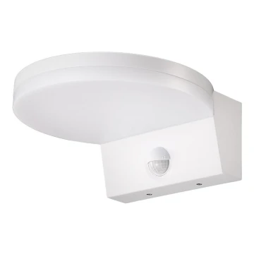 Top Light - LED Vanjska zidna svjetiljka sa senzorom NOVARA LED/15W/230V IP65 bijela