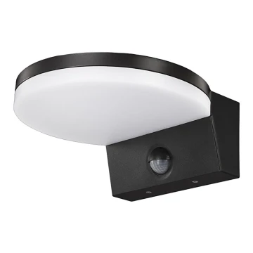 Top Light - LED Vanjska zidna svjetiljka sa senzorom NOVARA LED/15W/230V IP65 crna