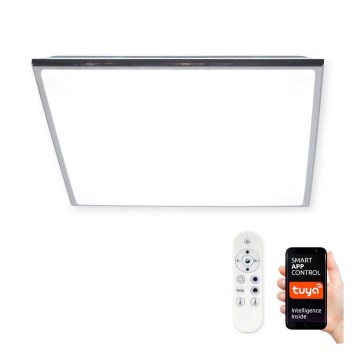 Top Light Silver H MAX SMART - LED RGB Prigušiva stropna svjetiljka s daljinskim upravljačem SILVER LED/60W/230V Tuya + DU