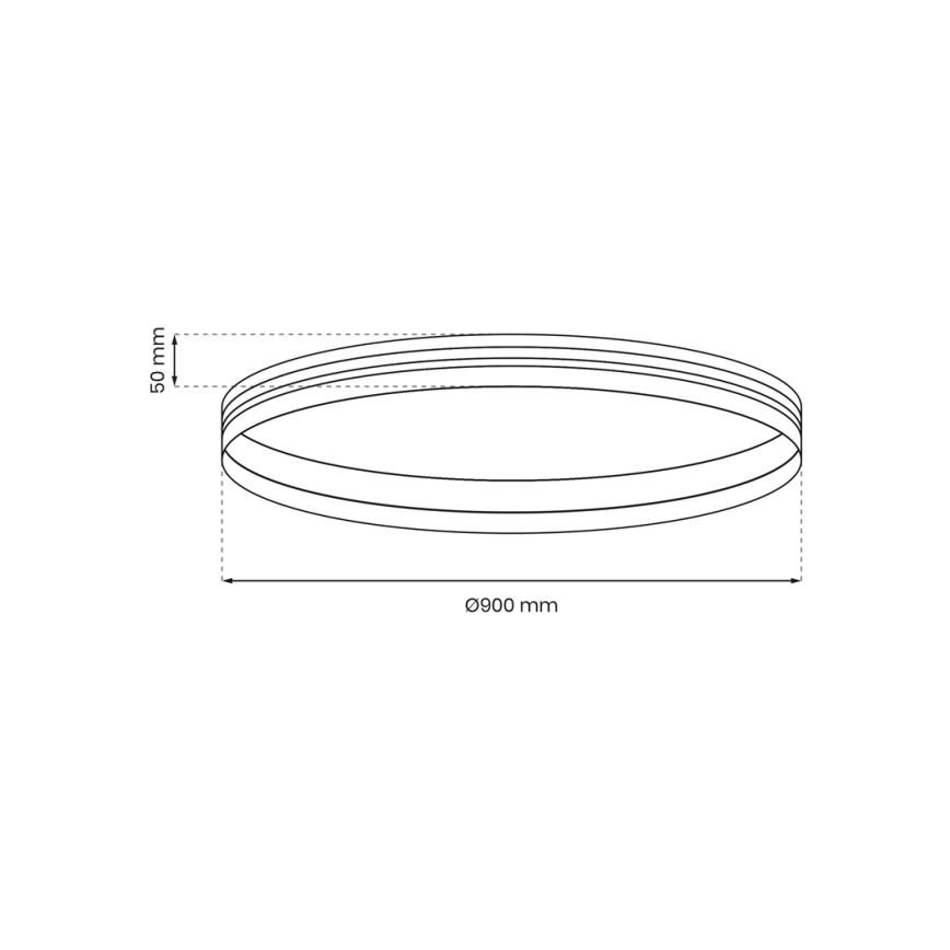 Tračni sustav MAGNETIC TRACK pr. 90 cm crna