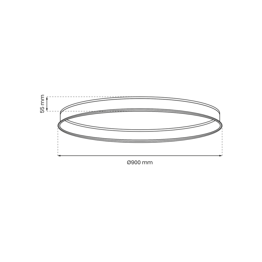 Tračni sustav MAGNETIC TRACK pr. 90 cm crna