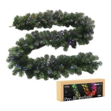 Twinkly - LED RGBW Prigušiva božićna dekoracija PRE-LIT GARLAND 50xLED 6,2m Wi-Fi