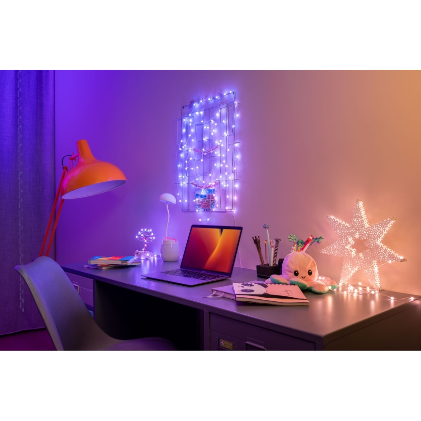 Twinkly - LED RGB Prigušive božićne lampice CANDIES 200xLED 14 m USB Wi-Fi