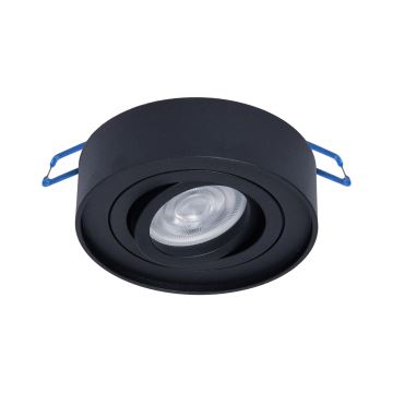 Ugradbena reflektorska svjetiljka NUSA 1xGU5,3/MR16/50W/12V okrugli crna