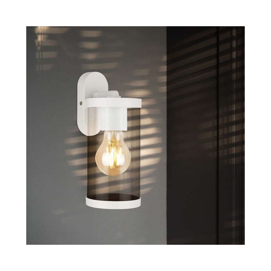 Vanjska zidna svjetiljka 1xE27/60W/230V IP44 bijela