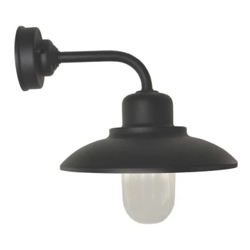 Vanjska zidna svjetiljka BARD 1xE27/60W/230V IP44 crna