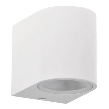 Vanjska zidna svjetiljka BOSTON 1xGU10/10W/230V IP44 bijela