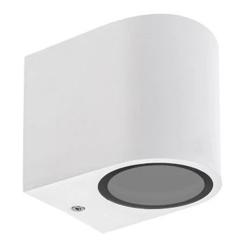 Vanjska zidna svjetiljka PARETE 1xGU10/6W/230V IP54 bijela
