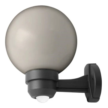 Vanjska zidna svjetiljka sa senzorom PARK 1xE27/60W/230V