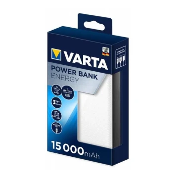 Varta 57977101111 - Power Bank ENERGY 15000mAh/2x2,4V bijela