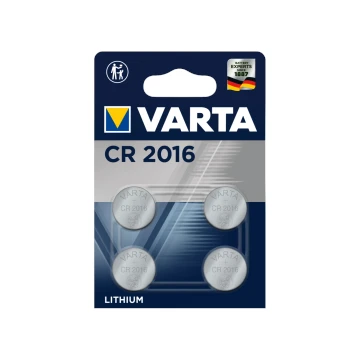 Varta 6016101404 - 4 kom Litijska baterija gumbasta ELECTRONICS CR2016 3V