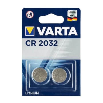 Varta 6032101402 - 2 kom Litijska baterija gumbasta ELECTRONICS CR2032 3V