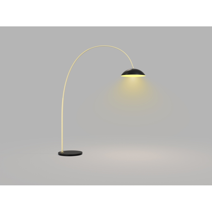 Wofi 3001-104 - LED Prigušiva podna lampa ROSCOFF LED/21W/230V crna/zlatna