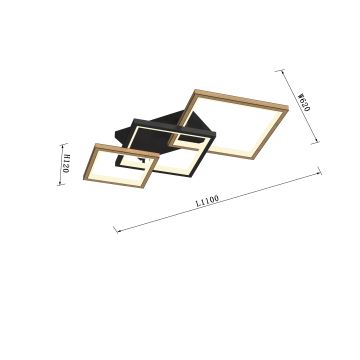 Wofi 9022-306M - LED Prigušiva stropna svjetiljka MATERA LED/37W/230V