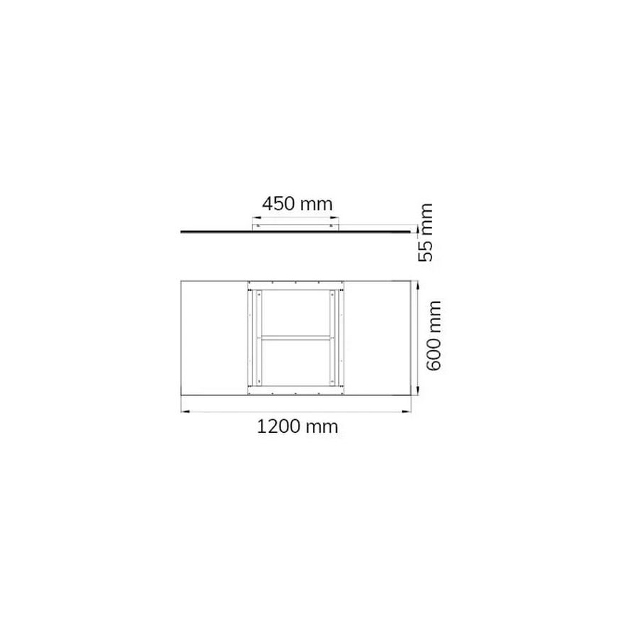 Wofi 9693.01.70.6200 - LED Prigušiva stropna svjetiljka LIV LED/44W/230V 2800-5500K + daljinski upravljač