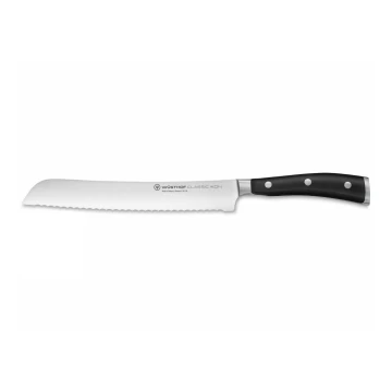 Wüsthof - Kuhinjski nož za kruh CLASSIC IKON 20 cm crna