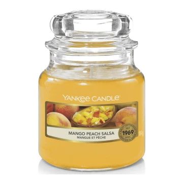 Yankee Candle - Mirisna svijeća MANGO PEACH SALSA mala 104g 20-30 sati