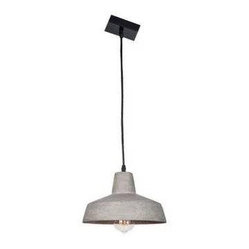 Zambelis 1655 - Luster na sajli 1xE27/40W/230V beton