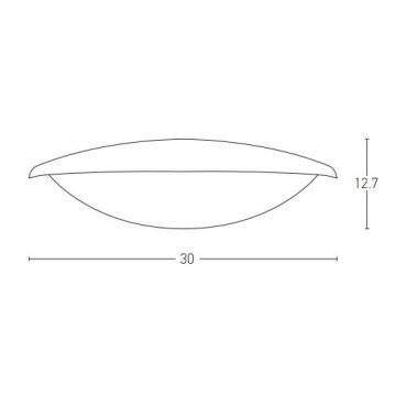 Zambelis E115 - LED Vanjska zidna svjetiljka LED/6W/230V IP54 antracit