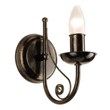 Zidna lampa DONATO 1xE14x40W/230V patina