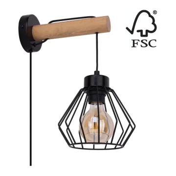 Zidna lampa MUG 1xE27/15W/230V bor – FSC certificirano