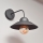 Zidna lampa SORAPIS 1xE27/15W/230V crna
