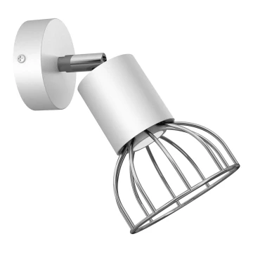 Zidna reflektorska svjetiljka DANTE 1xGU10/25W/230V bijela/sjajni krom