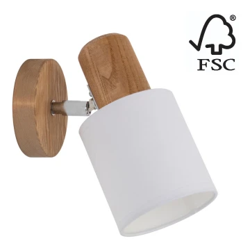 Zidna reflektorska svjetiljka TRENDY 1xE27/15W/230V bor – FSC certificirano