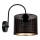 Zidna svjetiljka ALDO 1xE27/60W/230V crna