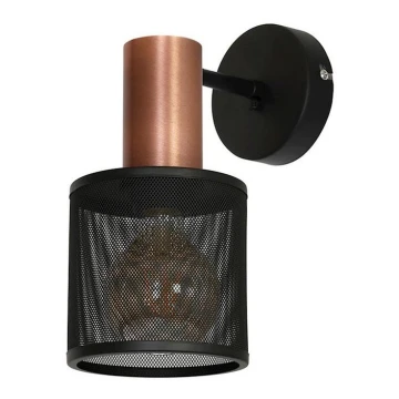 Zidna svjetiljka ARES BLACK 1xE27/60W/230V