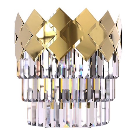 Zidna svjetiljka CARISMA 2xE14/40W/230V zlatna