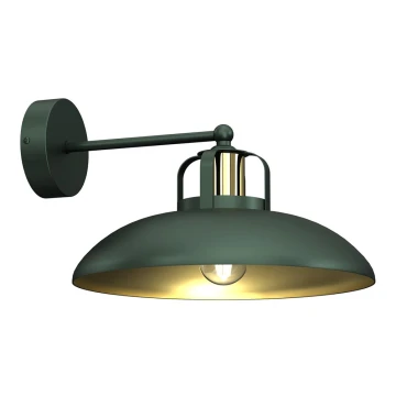 Zidna svjetiljka FELIX 1xE27/60W/230V zelena