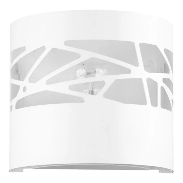 Zidna svjetiljka MODUL FREZ 1xE27/60W/230V bijela
