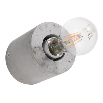 Zidna svjetiljka SALGADO 1xE27/60W/230V beton