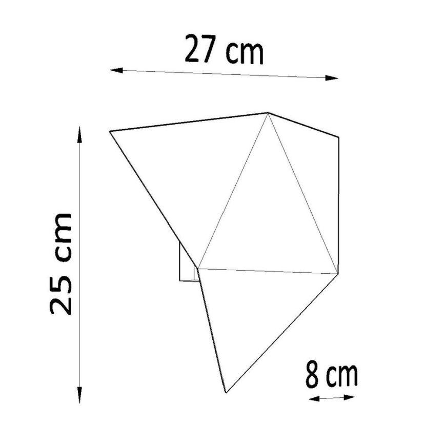 Zidna svjetiljka SOLIDO 2xG9/40W/230V crna