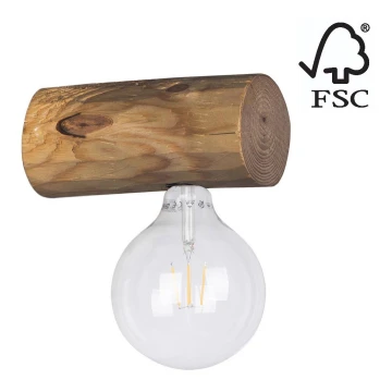 Zidna svjetiljka TRABO 1xE27/25W/230V – FSC certificirano