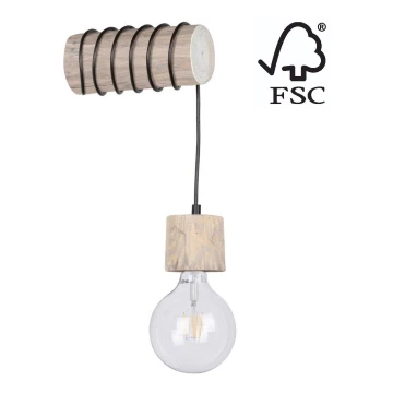 Zidna svjetiljka TRABO 1xE27/60W/230V – FSC certificirano