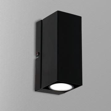 Zidna svjetiljka WALL 1xGU10/8W/230V crna