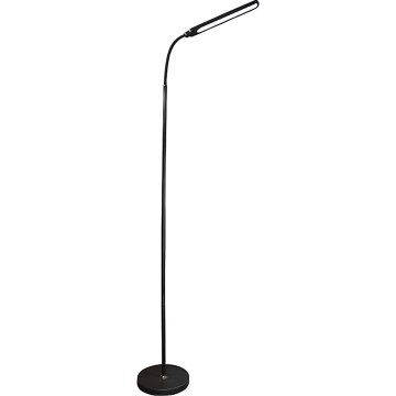 Zuma Line - LED Prigušiva podna lampa LED/10W/230V 3000/4500/6500K crna