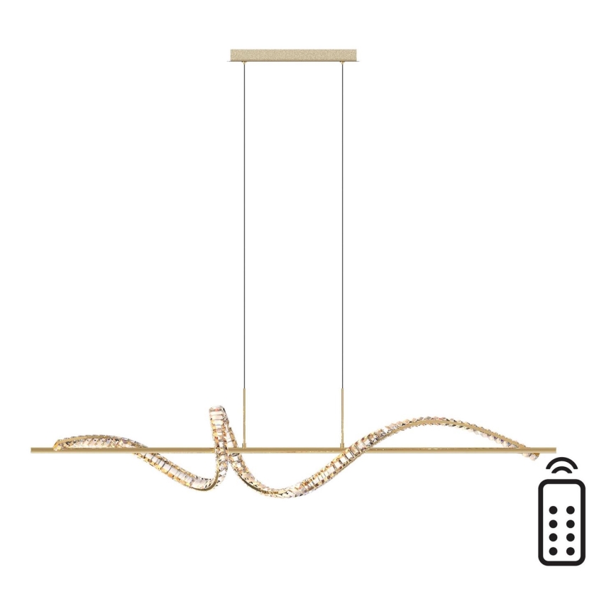 Zuma Line - LED Prigušivi kristalni luster na sajli LED/24,5W/230V 3000-6000K + daljinski upravljač