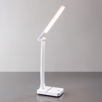 Zuma Line - LED Punjiva stolna lampa LED/8W/1200 mAh 3000/4500/6000K bijela