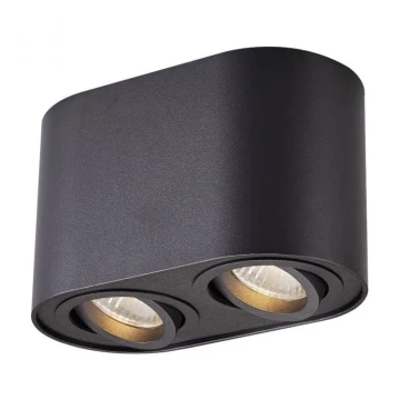 Zuma Line - Reflektorska svjetiljka 2xGU10/50W/230V crna